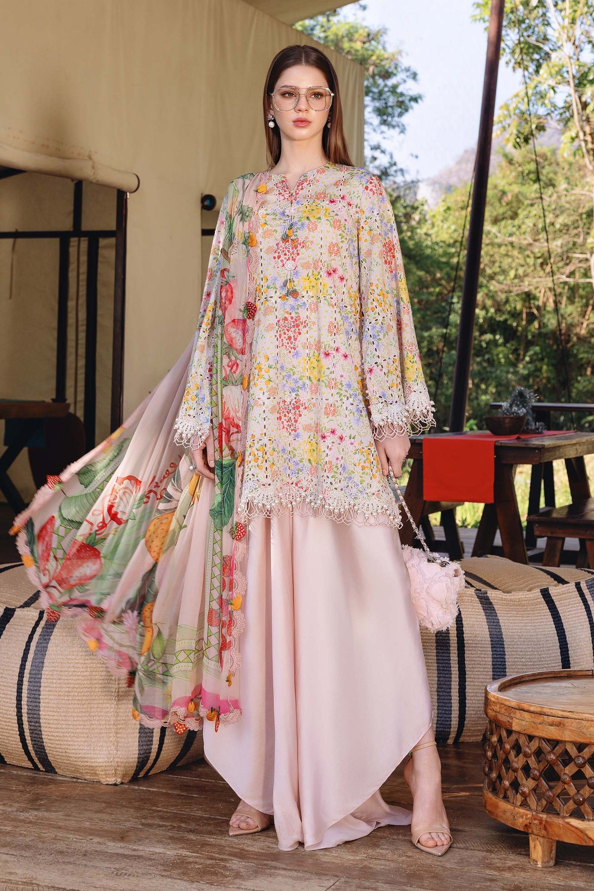 MARIA B - Embroidered Lawn Suit MPT-2914-A