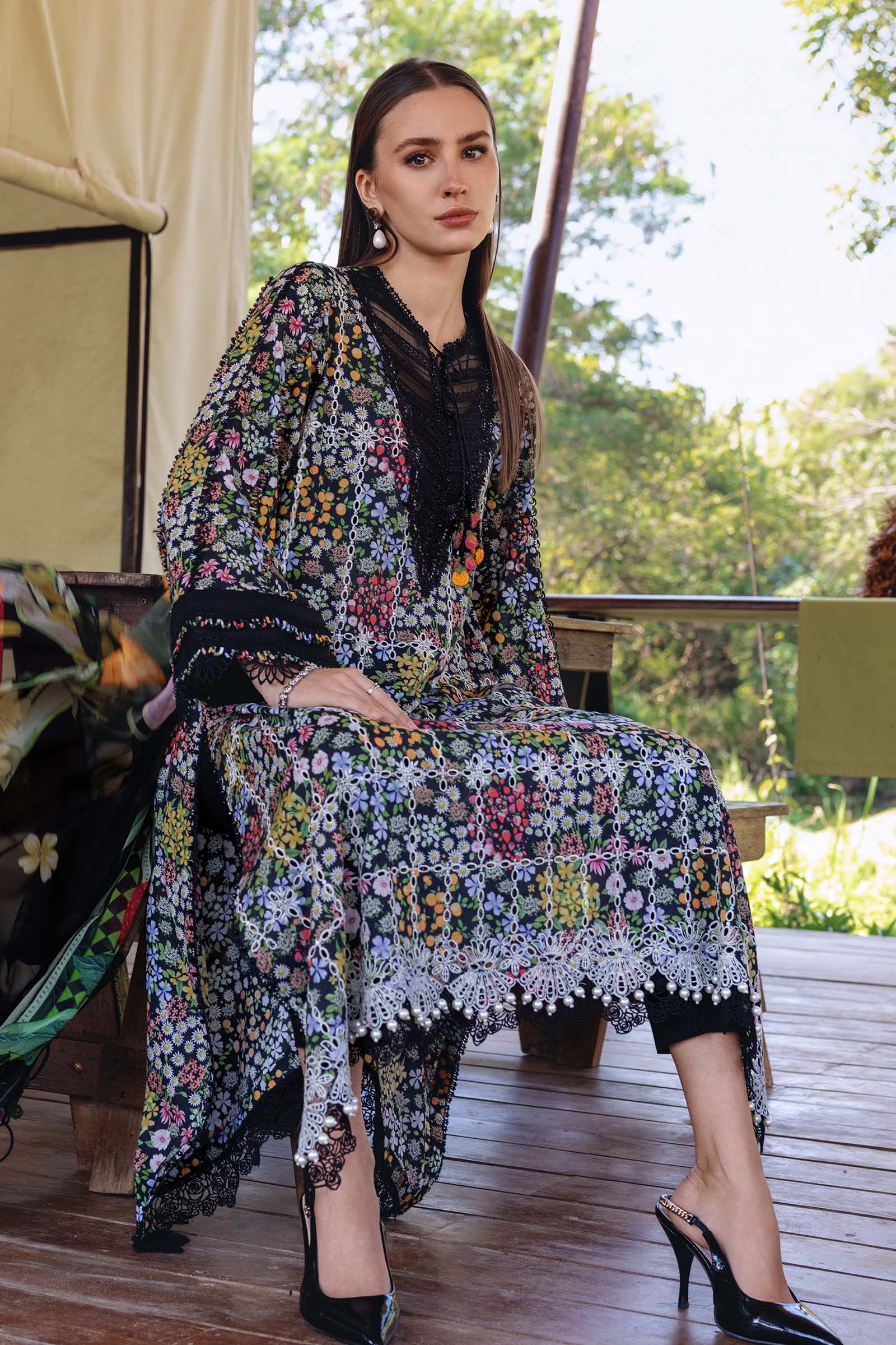 MARIA B - Embroidered Lawn Suit MPT-2914-B
