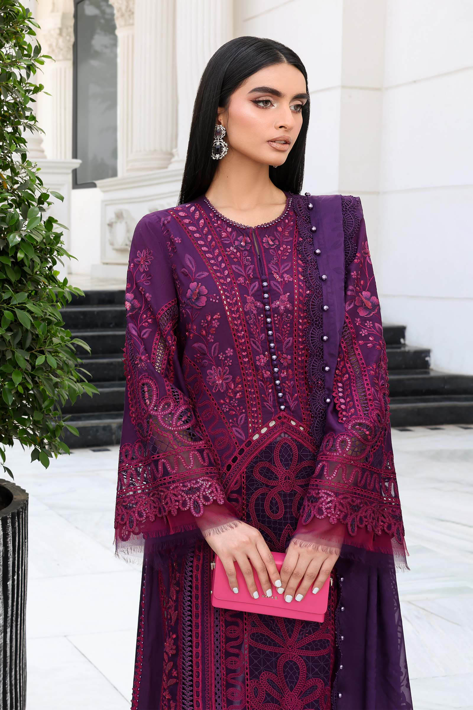 MARIA B - Embroidered Lawn Suit EL-26-14