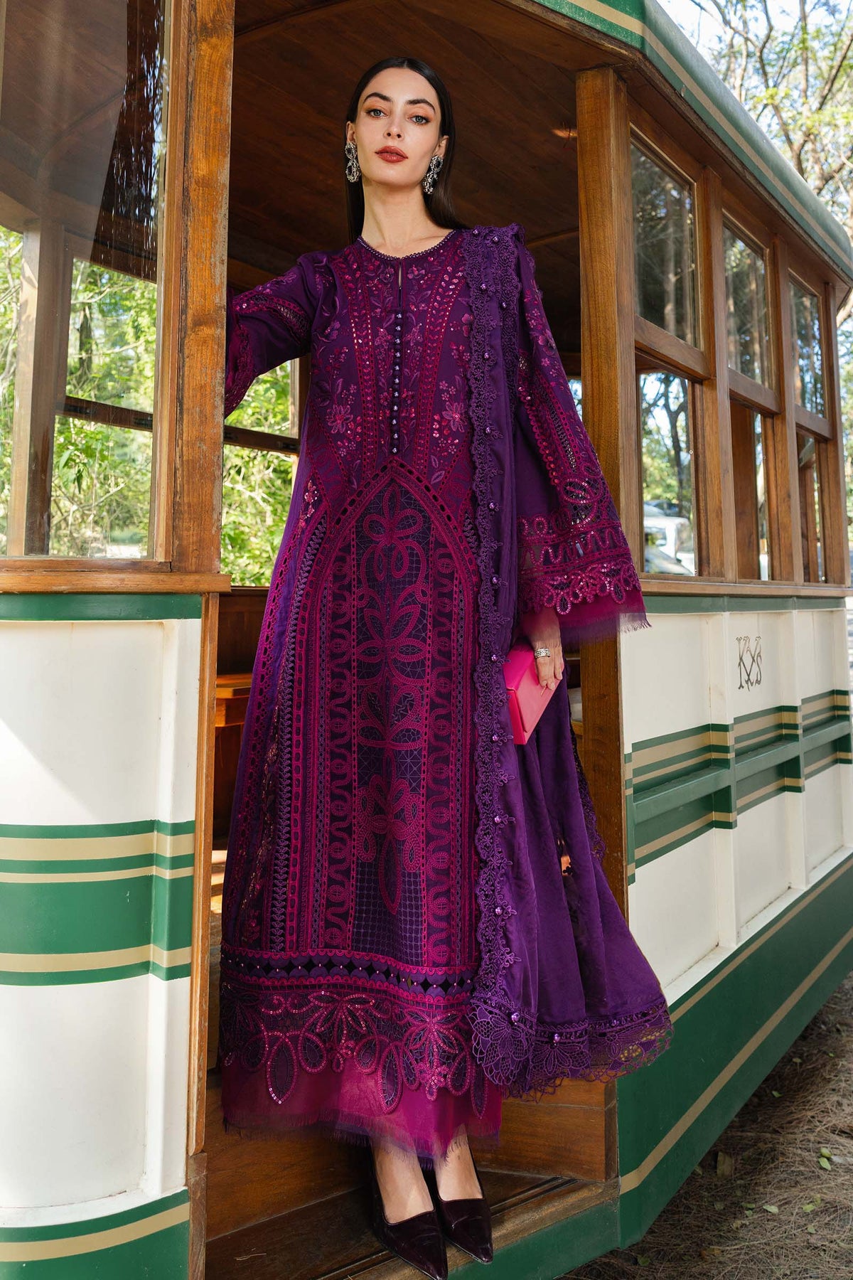 MARIA B - Embroidered Lawn Suit EL-26-14