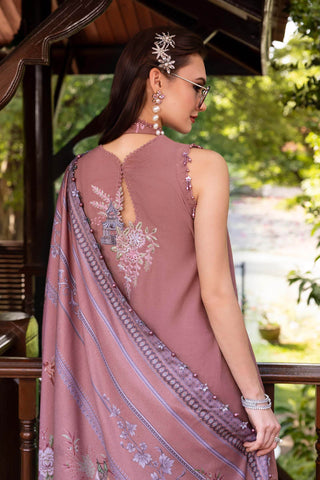 MARIA B-Embroidered Twill Linen Suit MPT-2801-A