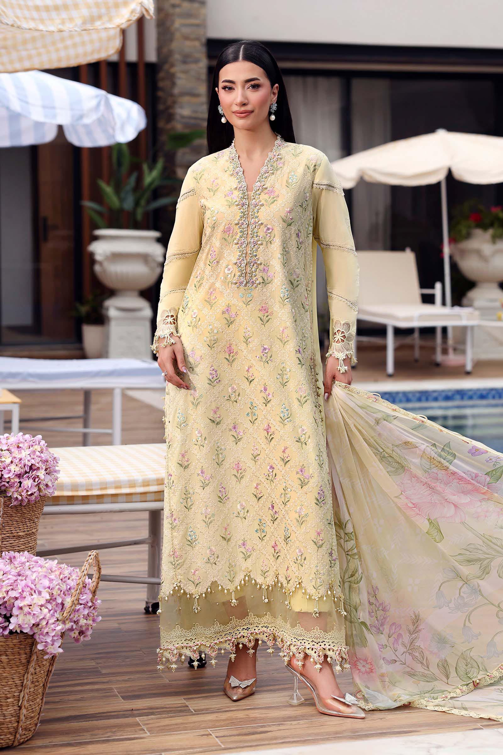 MARIA B - Embroidered Lawn Suit MPT-3001-A