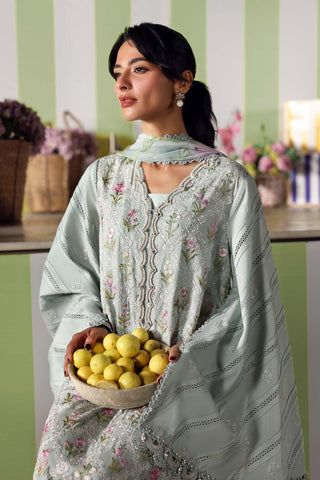 MARIA B - Embroidered Lawn Suit MPT-3001-B