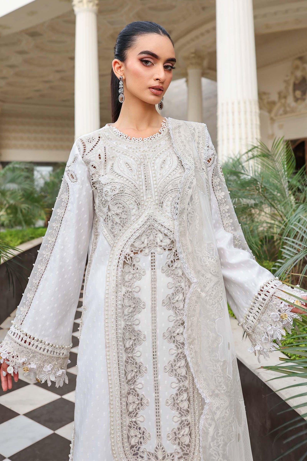 MARIA B - Embroidered Jacquard Lawn Suit EL-26-01