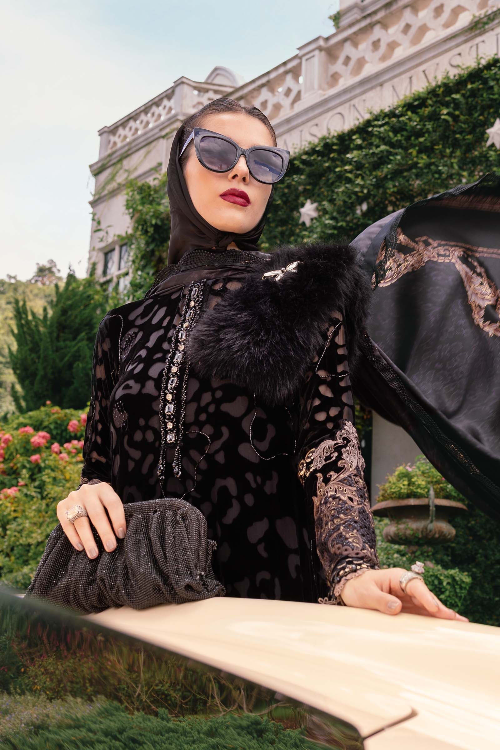 MARIA B- Embroidered Palachi Suit WL-1301