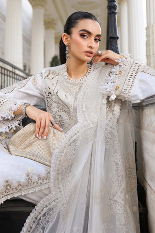 MARIA B - Embroidered Jacquard Lawn Suit EL-26-01