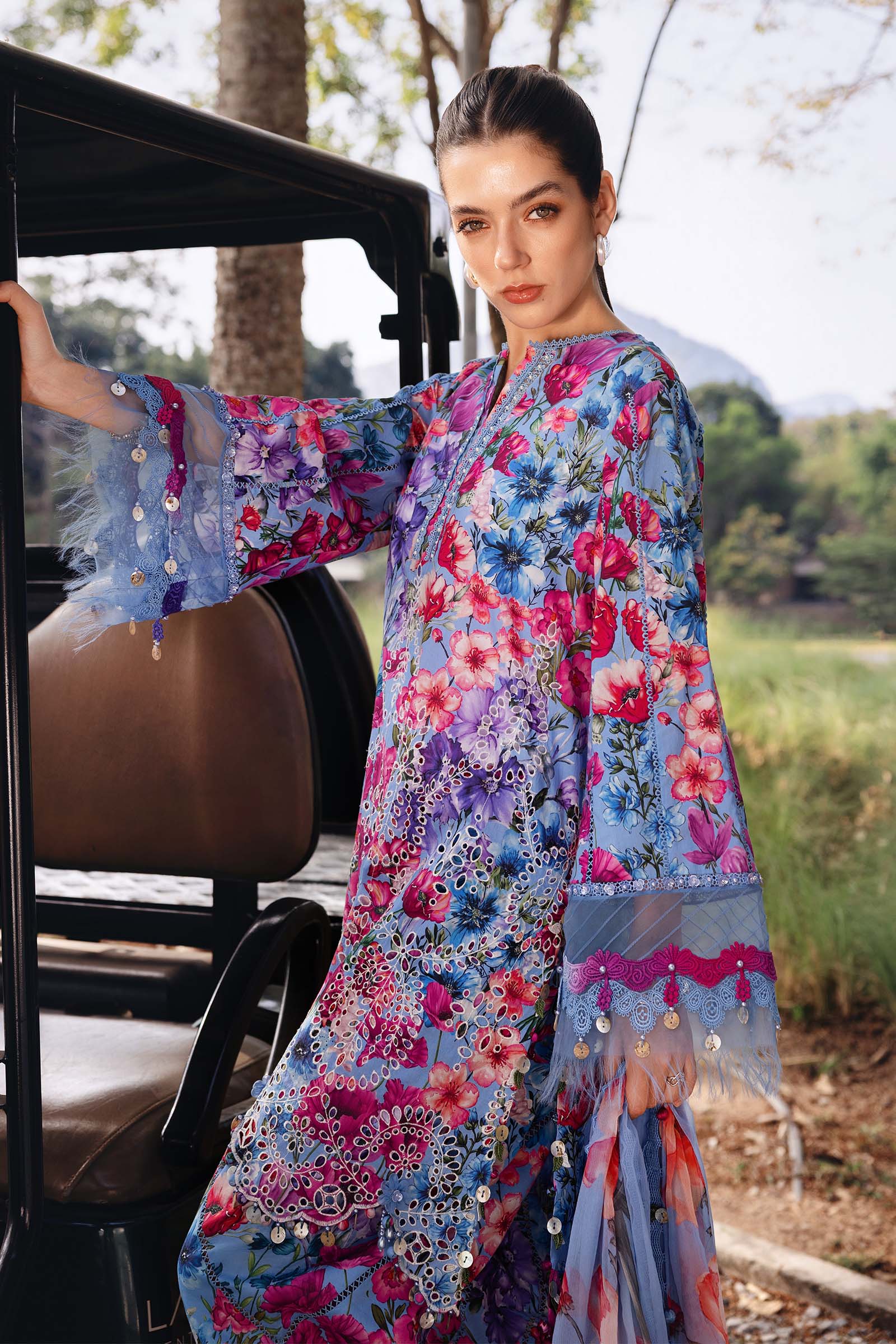 MARIA B- Embroidered Lawn Suit MPT-2902-B