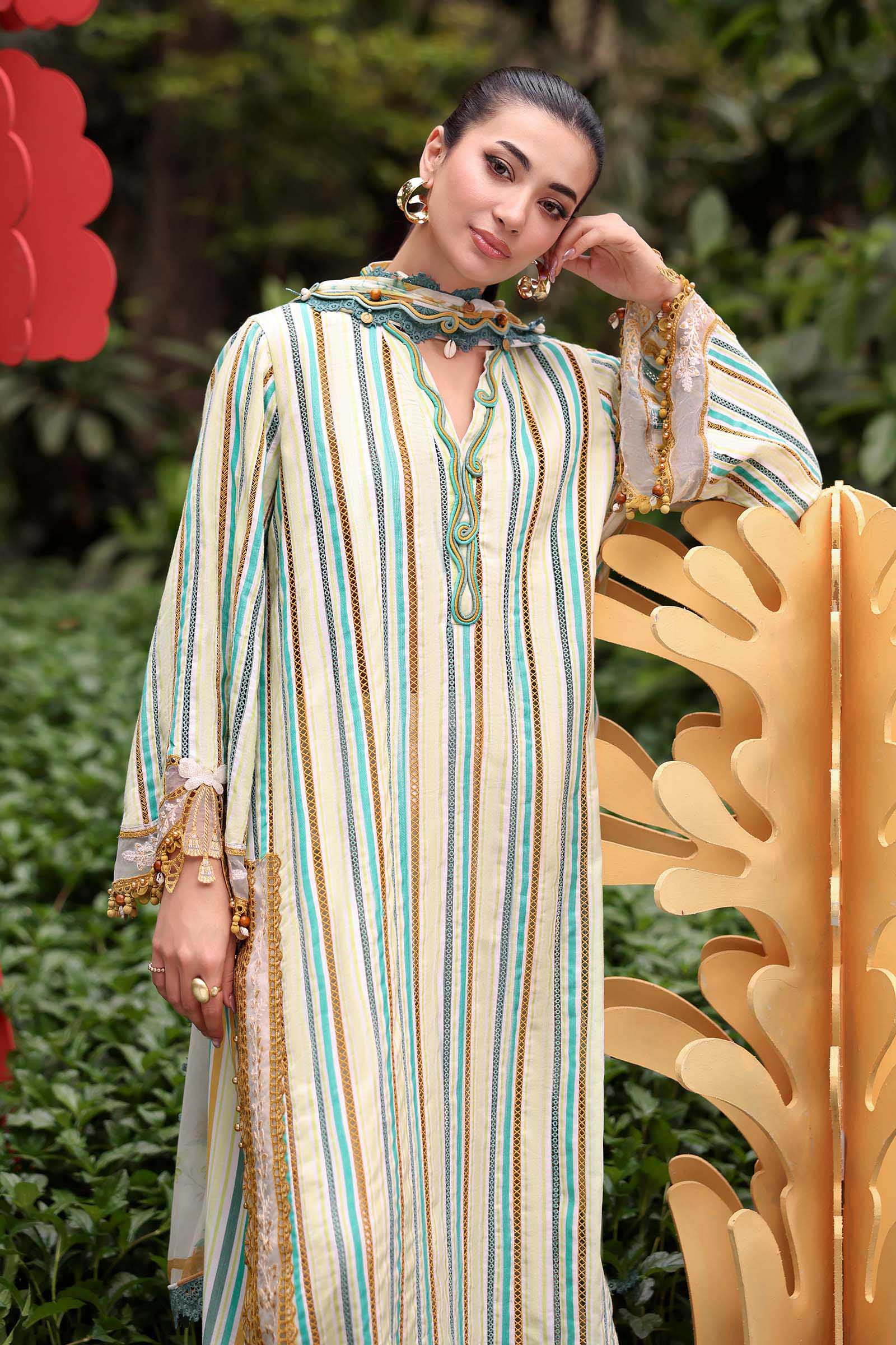 MARIA B - Embroidered Lawn Suit MPT-3002-B