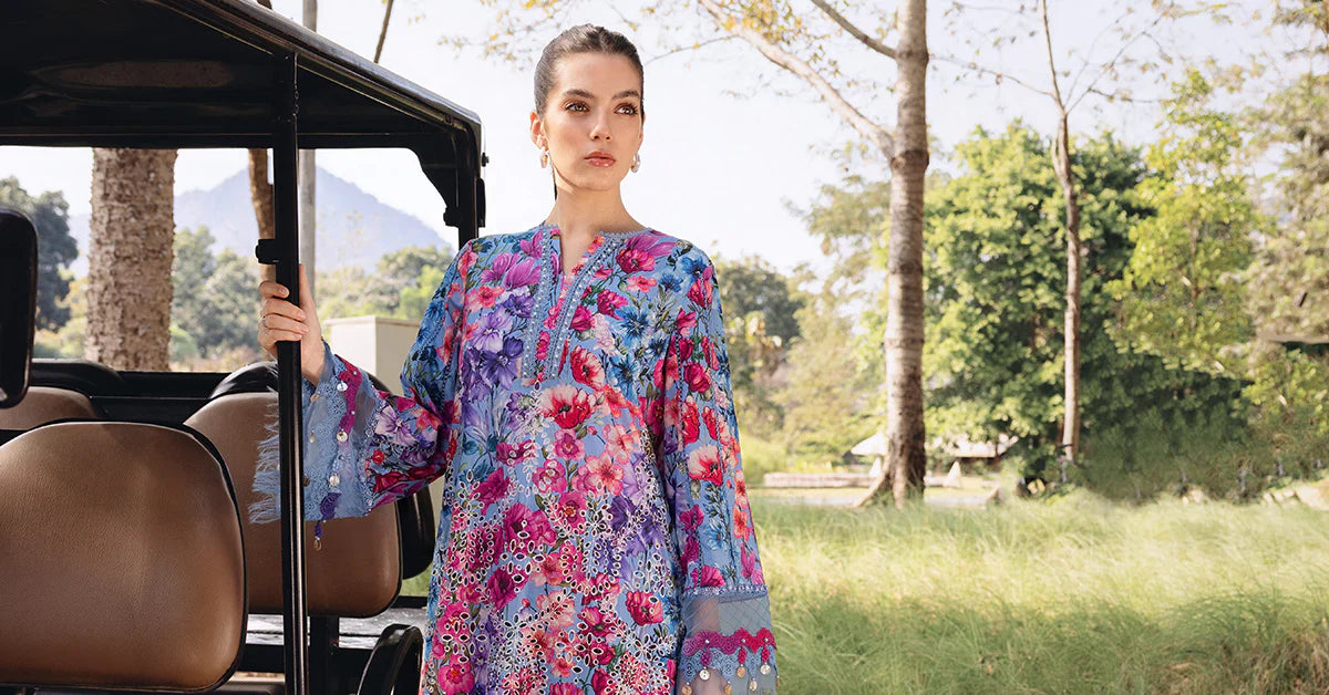 MARIA B- Embroidered Lawn Suit MPT-2902-B