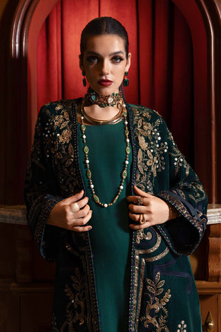 MARIA B- Embroidered Velvet Suit WL-1302