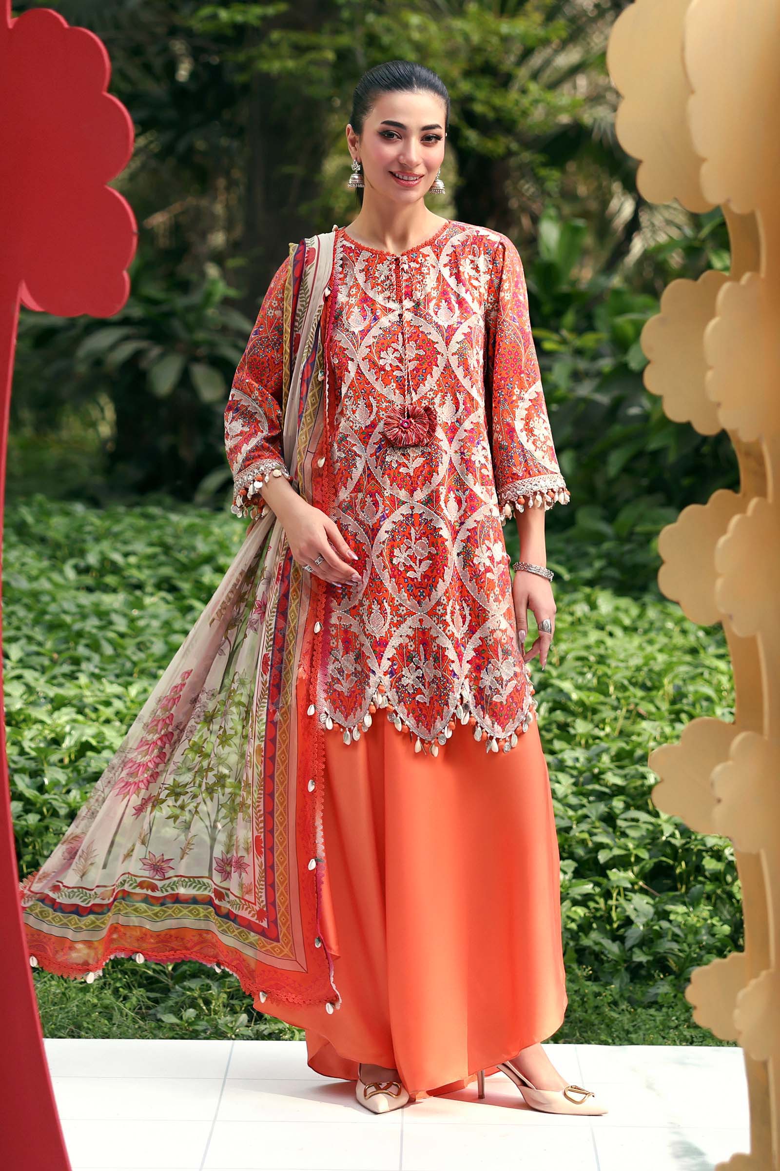 MARIA B - Embroidered Lawn Suit MPT-3003-A
