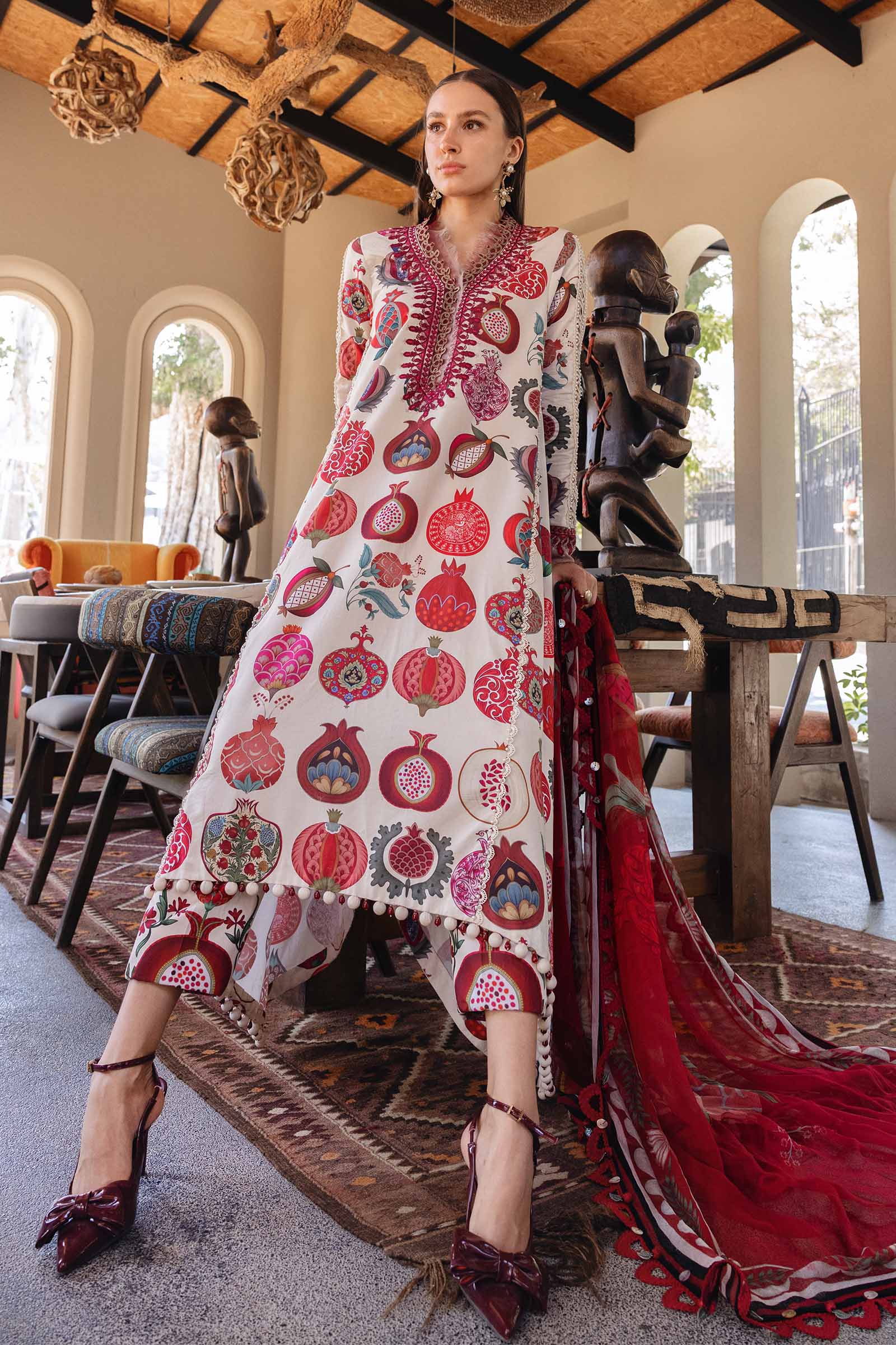 MARIA B - Embroidered Lawn Suit MPT-2903-A