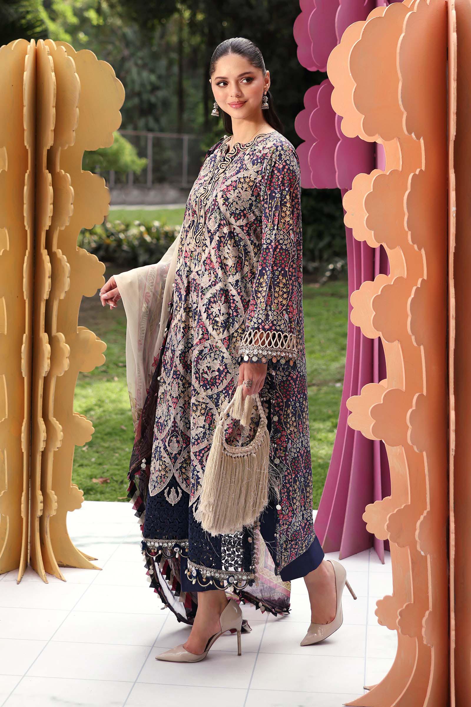 MARIA B - Embroidered Lawn Suit MPT-3003-B