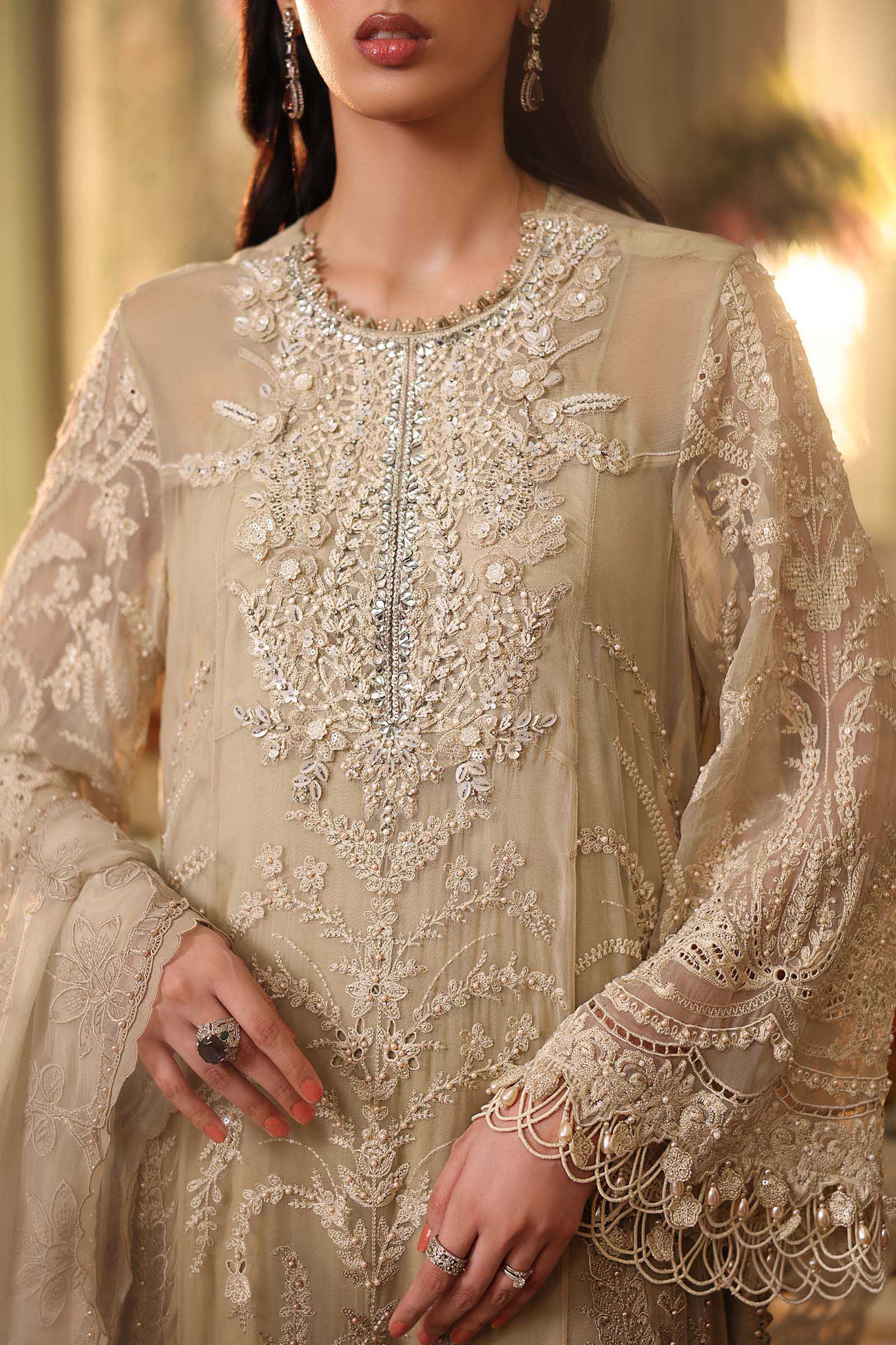 MARIA B - Embroidered Chiffon Suit MPC-26-103