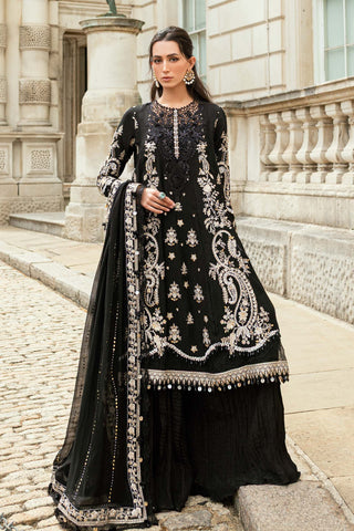 MARIA-B Embroidered Raw Silk Suit | WF-09-03
