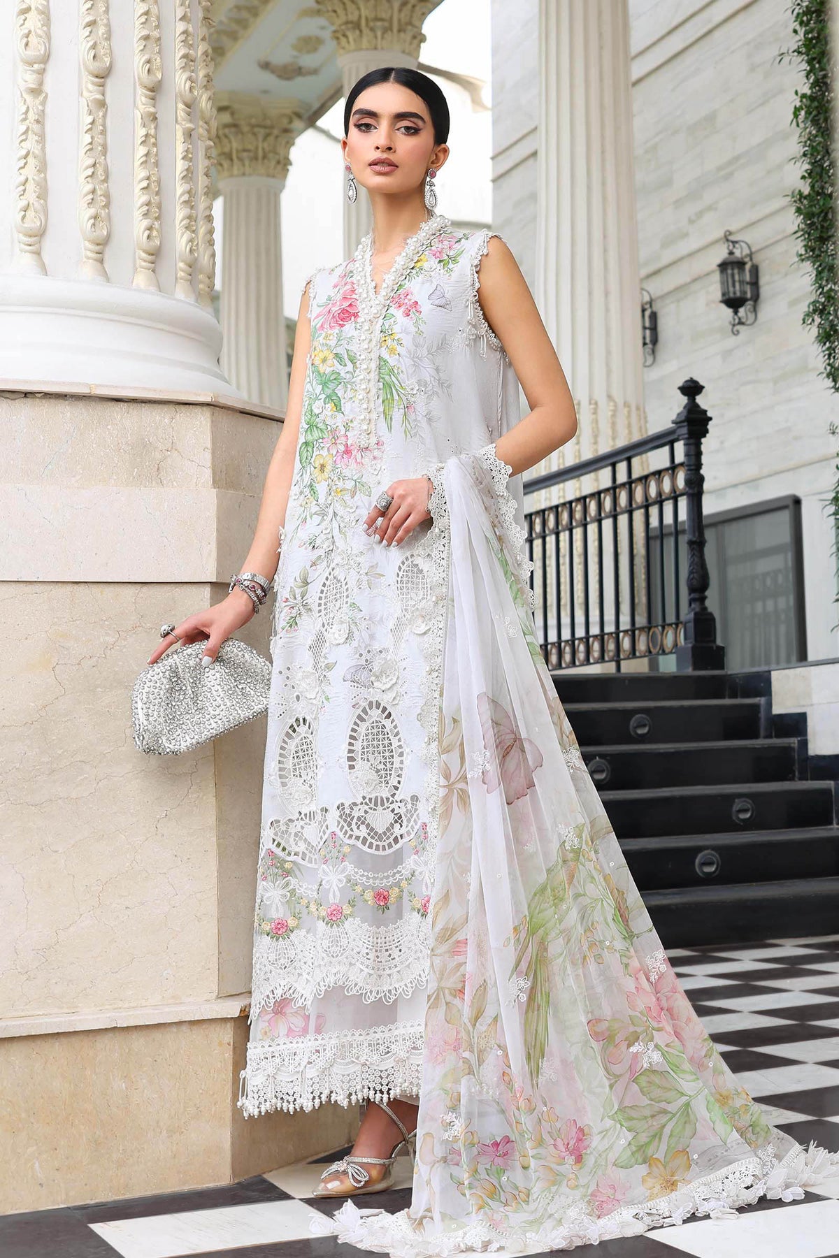 MARIA B - Embroidered Lawn Suit EL-26-03