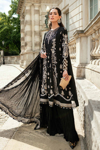 MARIA-B Embroidered Raw Silk Suit | WF-09-03