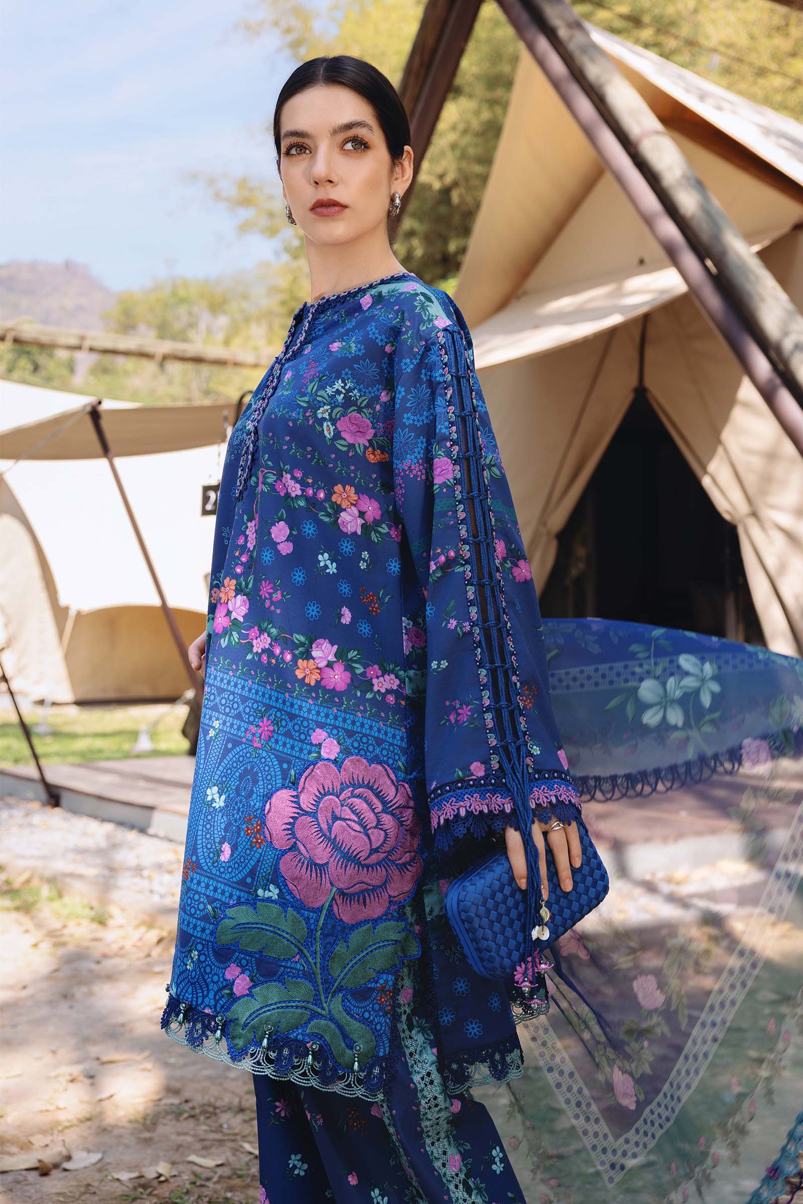 MARIA B - Embroidered Lawn Suit MPT-2904-B
