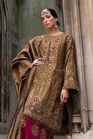 MARIA-B Embroidered Raw Silk Suit WF-09-04