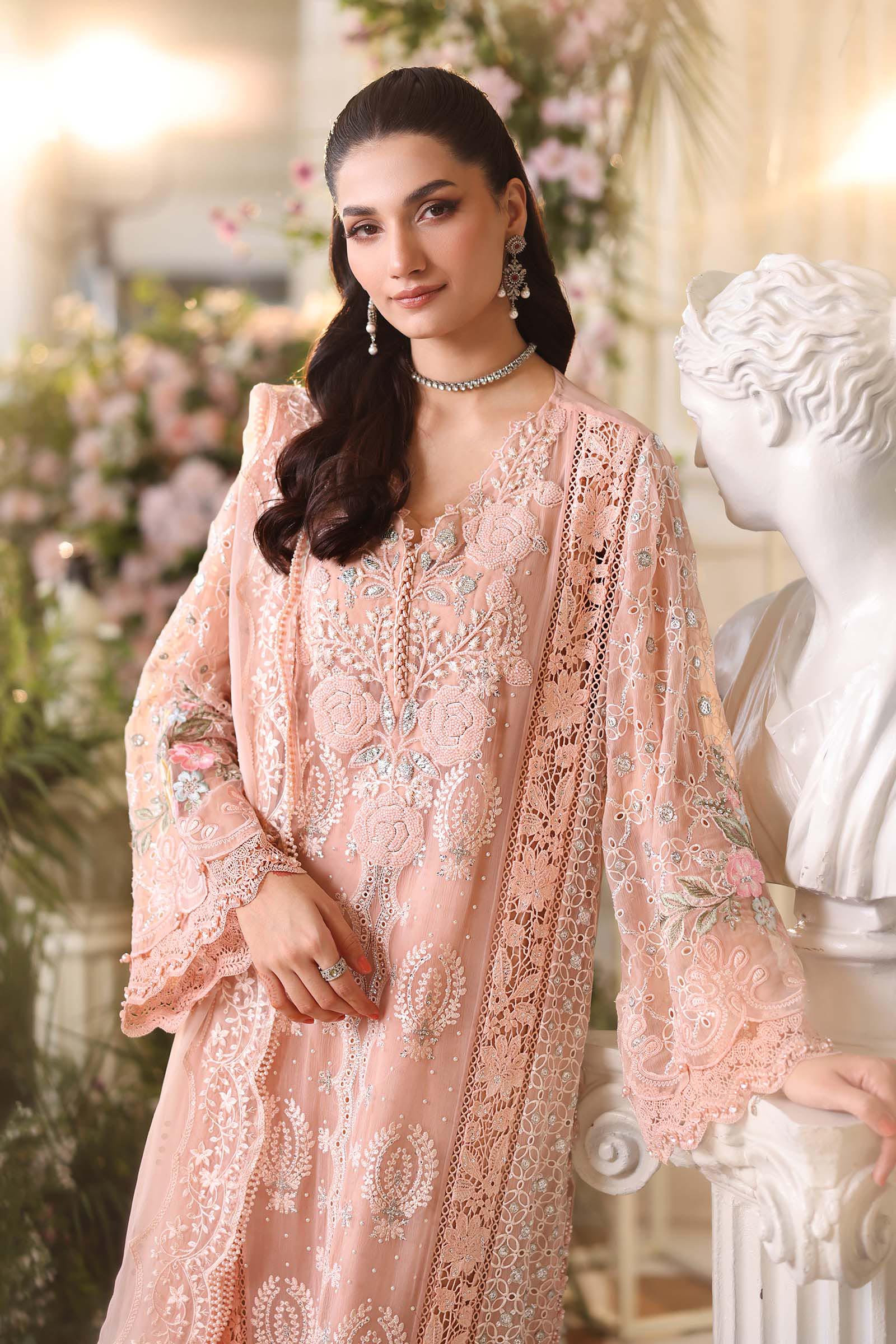MARIA B - Embroidered Chiffon Suit MPC-26-104