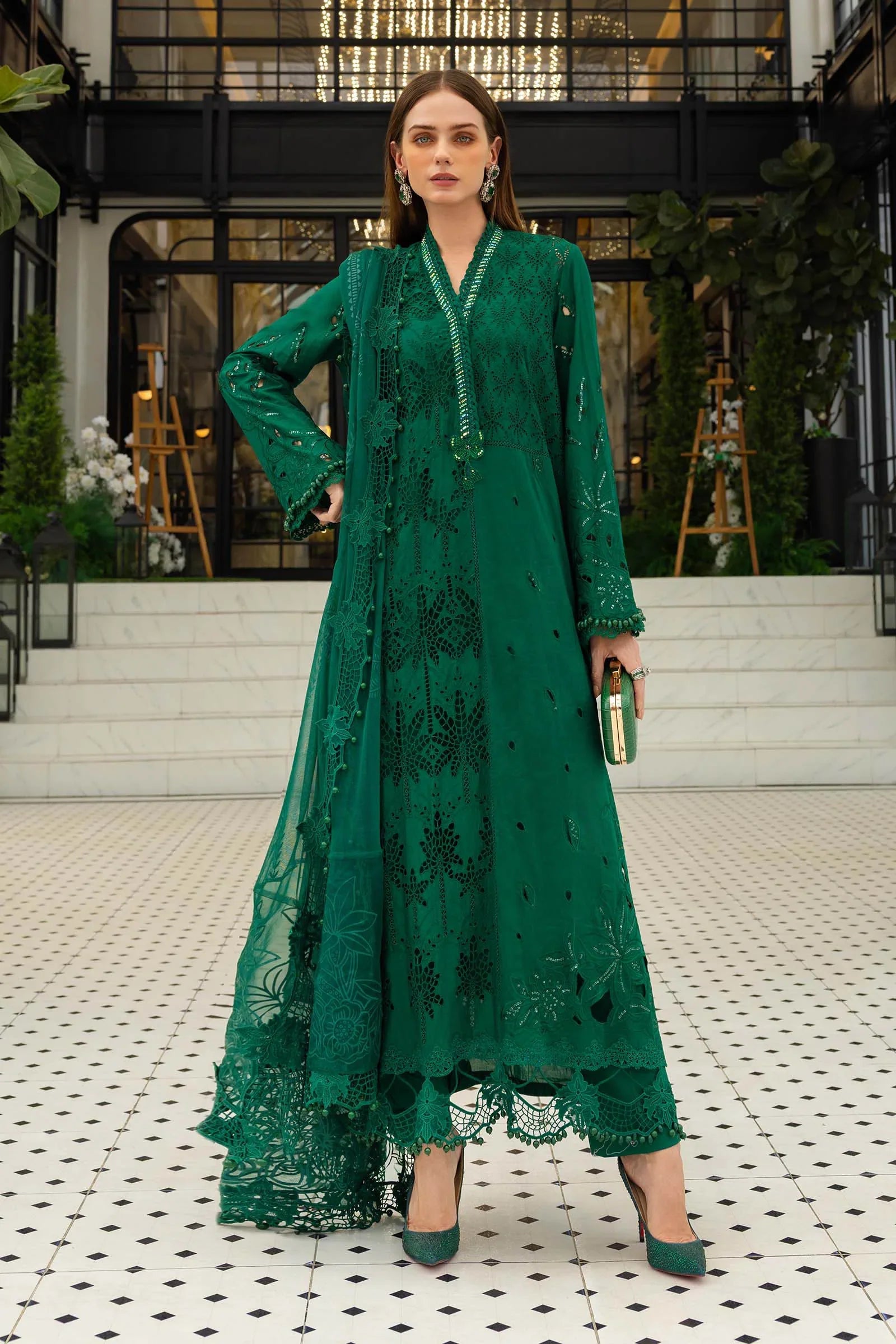 MARIA B - Embroidered Lawn Suit EL-26-04