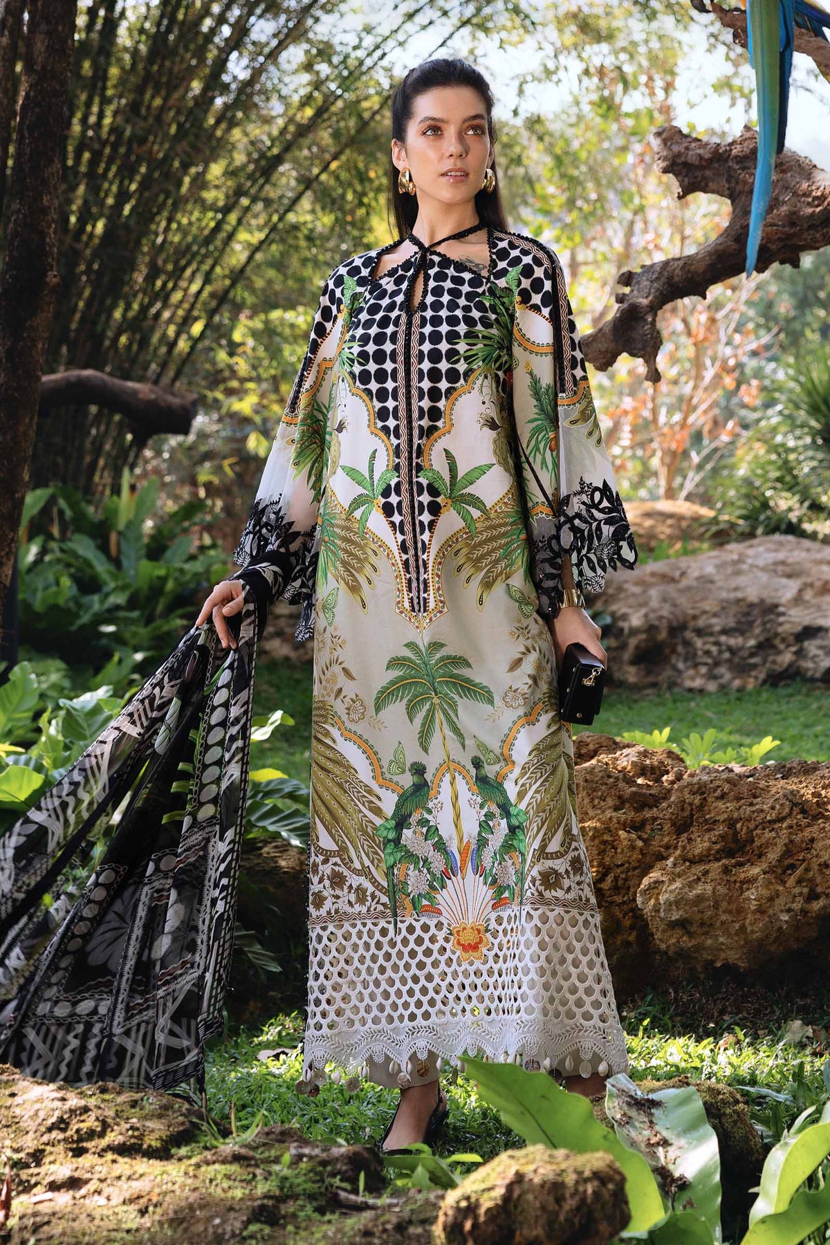 MARIA B - Embroidered Lawn Suit MPT-2905-A