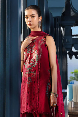 MARIA B - Embroidered Jacquard Lawn Suit EL-26-05