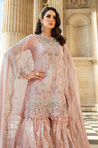 MARIA-B Embroidered Raw Silk Suit WF-09-05