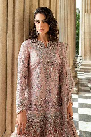 MARIA-B Embroidered Raw Silk Suit WF-09-05