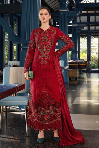 MARIA B - Embroidered Jacquard Lawn Suit EL-26-05