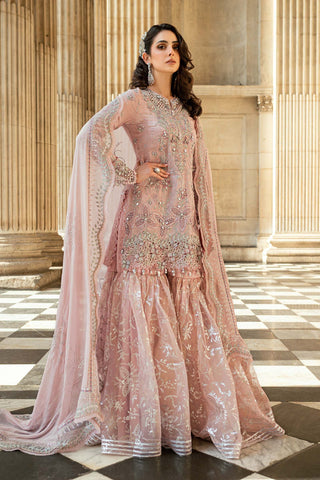MARIA-B Embroidered Raw Silk Suit WF-09-05