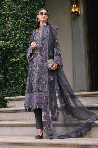 MARIA B- Embroidered Velvet Suit WL-1305