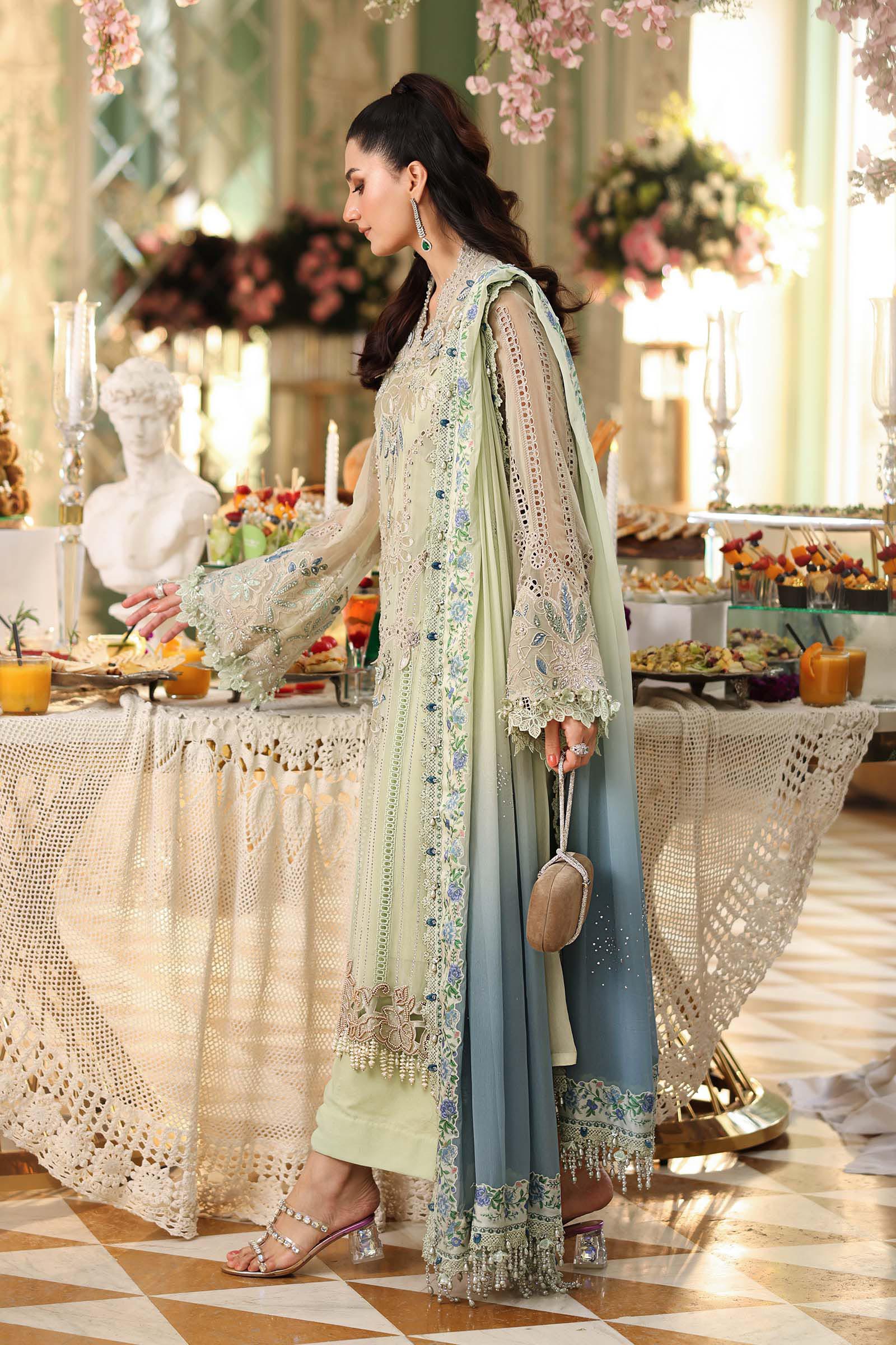 MARIA B - Embroidered Chiffon Suit MPC-26-105