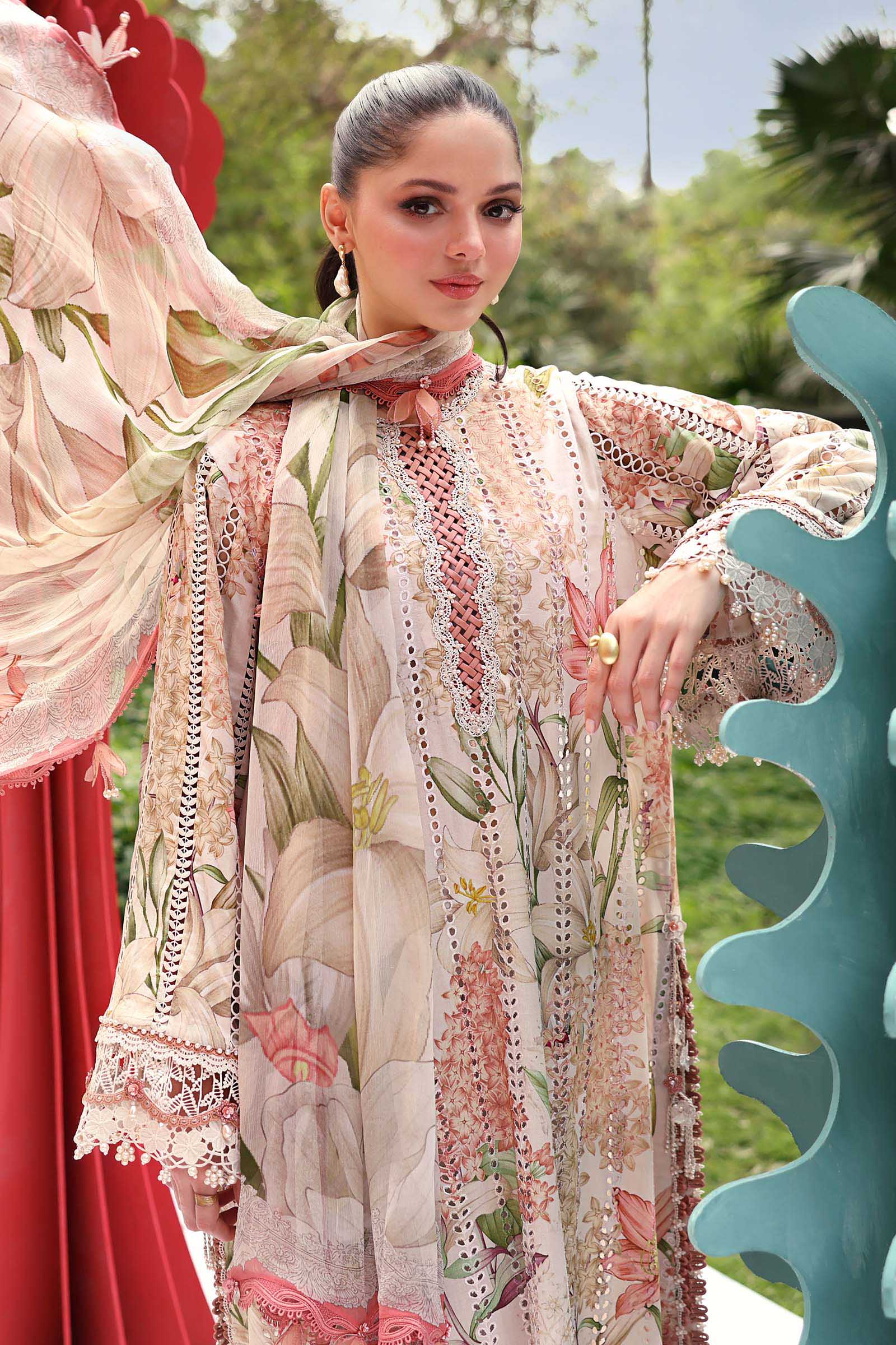 MARIA B - Embroidered Lawn Suit MPT-3006-A