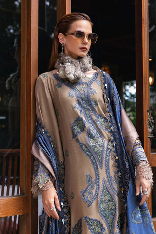 Nxd-MARIA B- Embroidered Twill Linen Suit MPT-2806-A