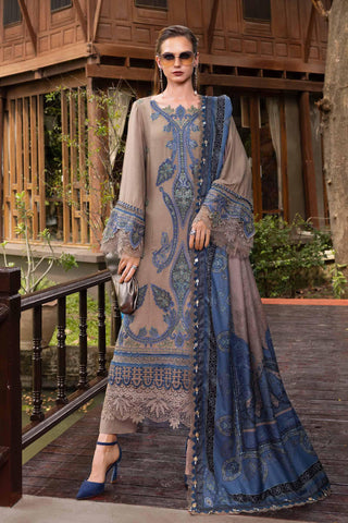 Nxd-MARIA B- Embroidered Twill Linen Suit MPT-2806-A