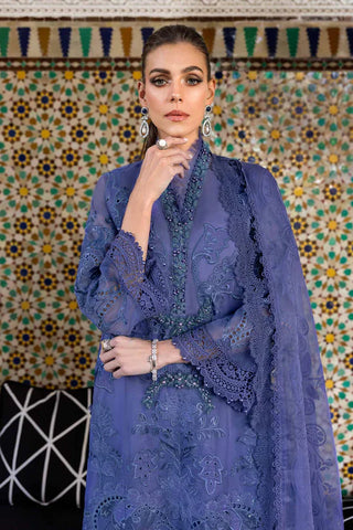 NXD-Embroidered Organza Suit | D-2506-B