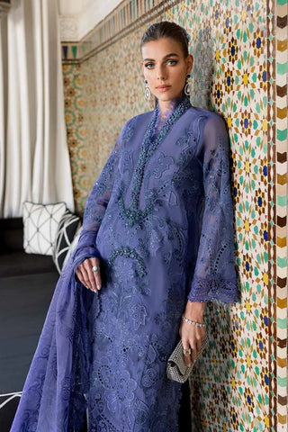 NXD-Embroidered Organza Suit | D-2506-B