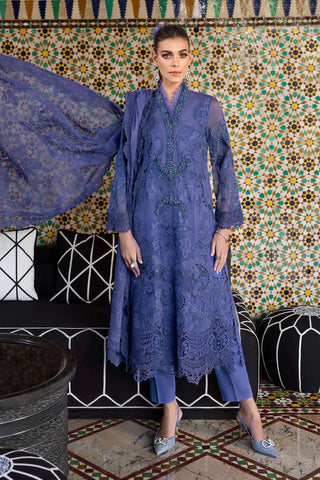 NXD-Embroidered Organza Suit | D-2506-B