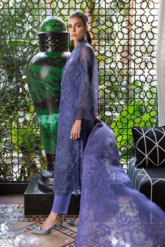 NXD-Embroidered Organza Suit | D-2506-B