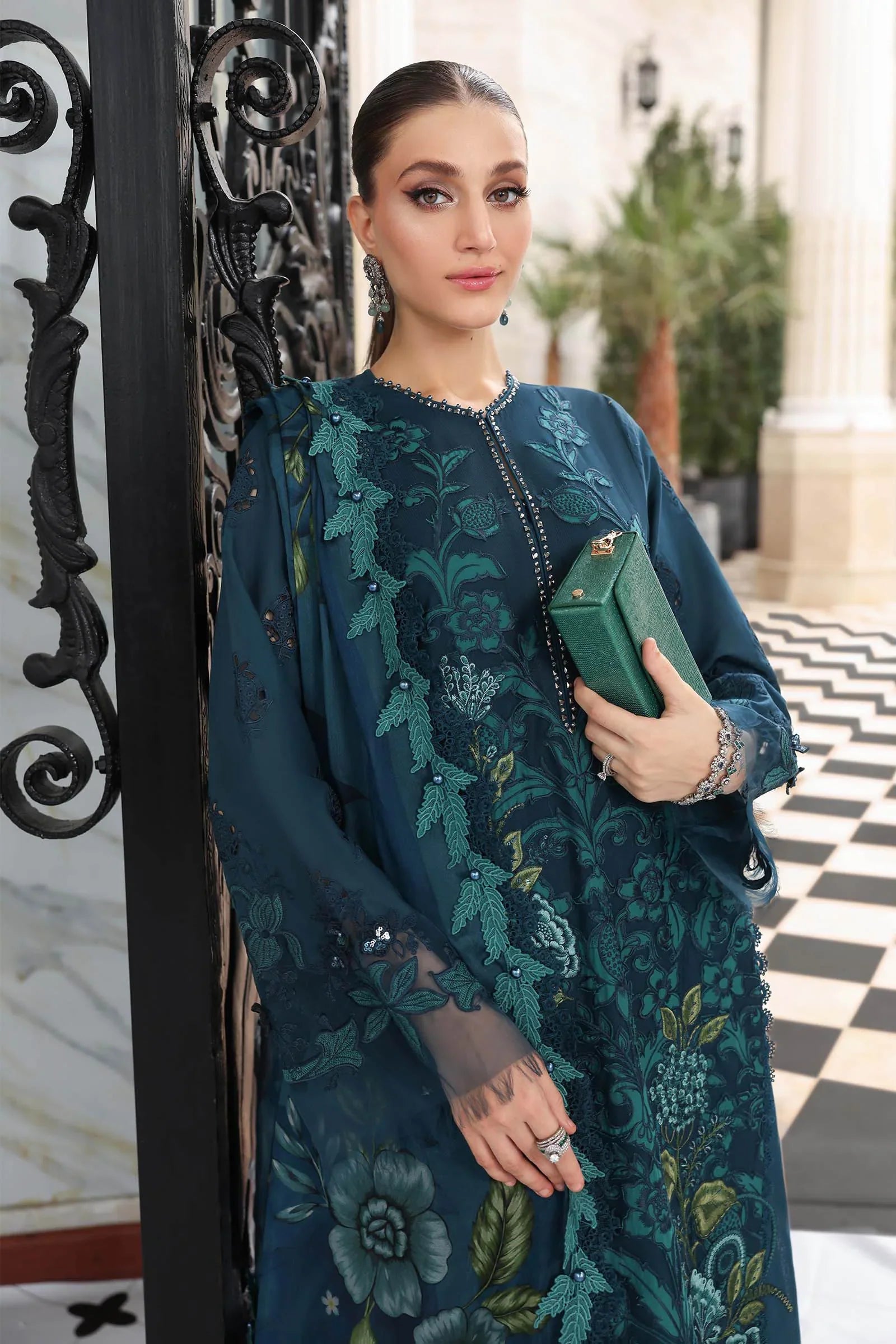 MARIA B - Embroidered Lawn Suit EL-26-06