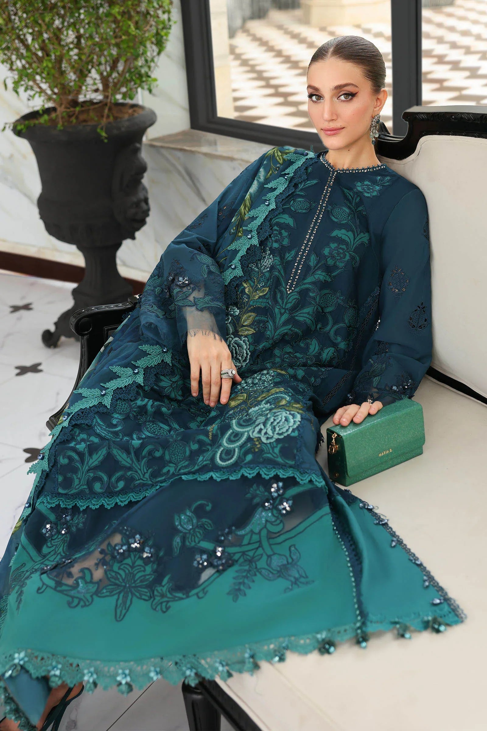 MARIA B - Embroidered Lawn Suit EL-26-06