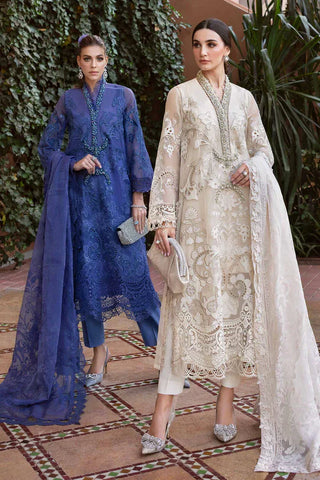NXD-Embroidered Organza Suit | D-2506-B