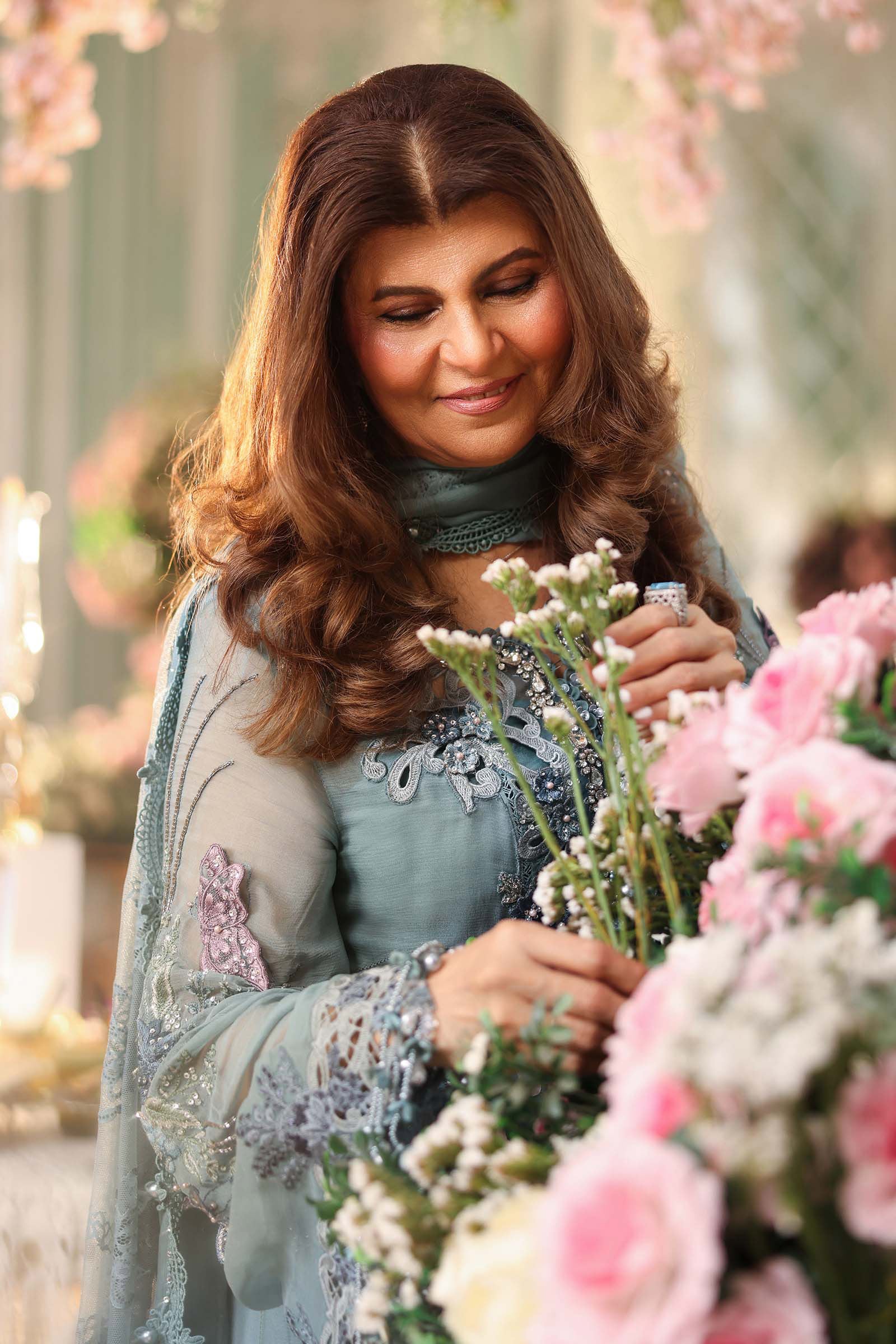 MARIA B - Embroidered Chiffon Suit MPC-26-106