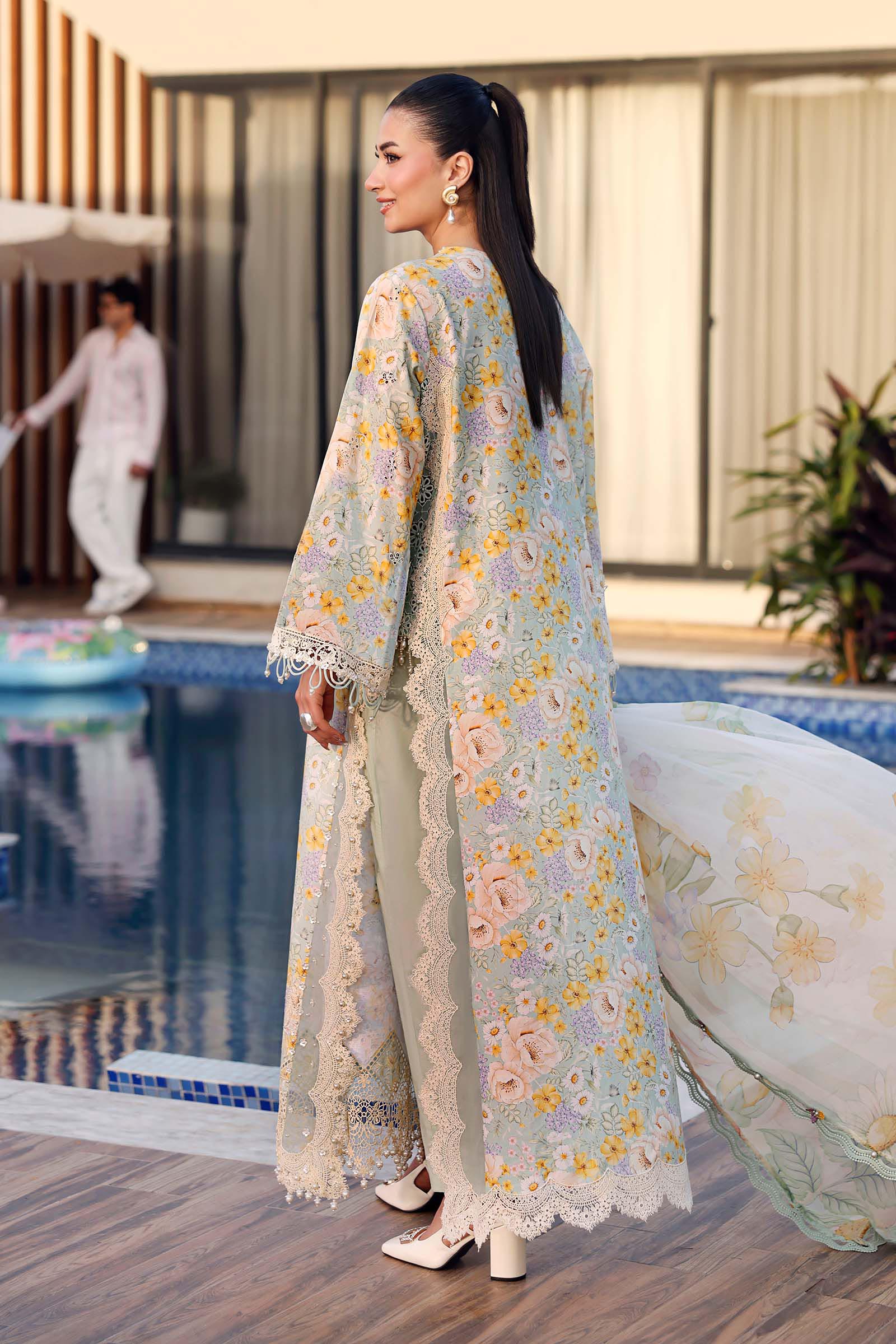 MARIA B - Embroidered Lawn Suit MPT-3007-A