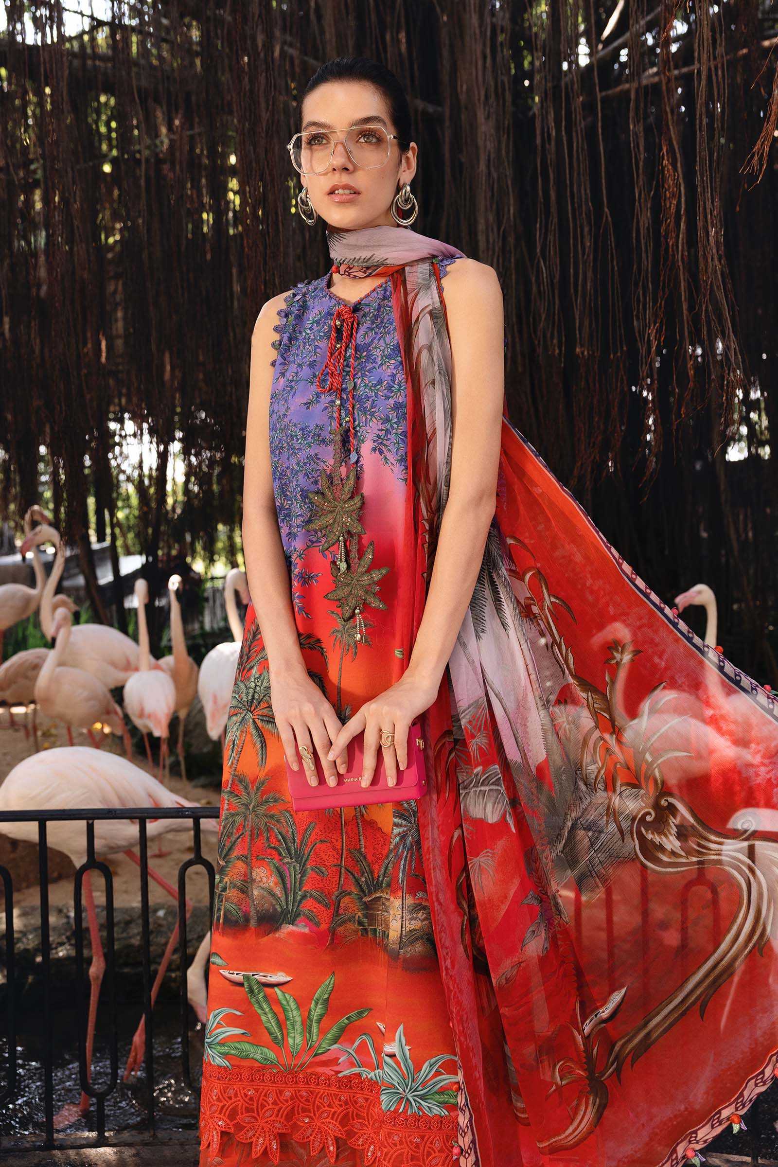 MARIA B - Embroidered Lawn Suit MPT-2907-B