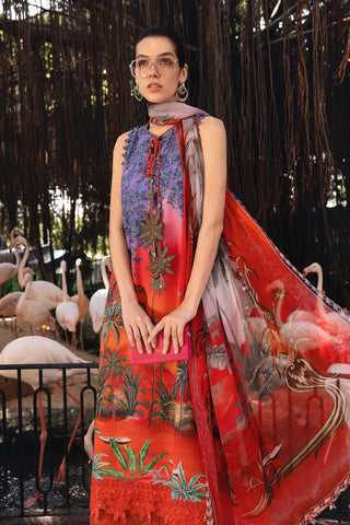 MARIA B - Embroidered Lawn Suit MPT-2907-B