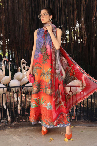 MARIA B - Embroidered Lawn Suit MPT-2907-B