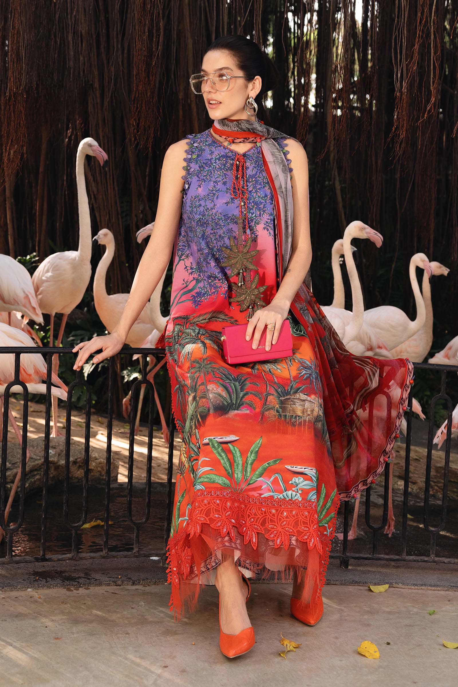 MARIA B - Embroidered Lawn Suit MPT-2907-B