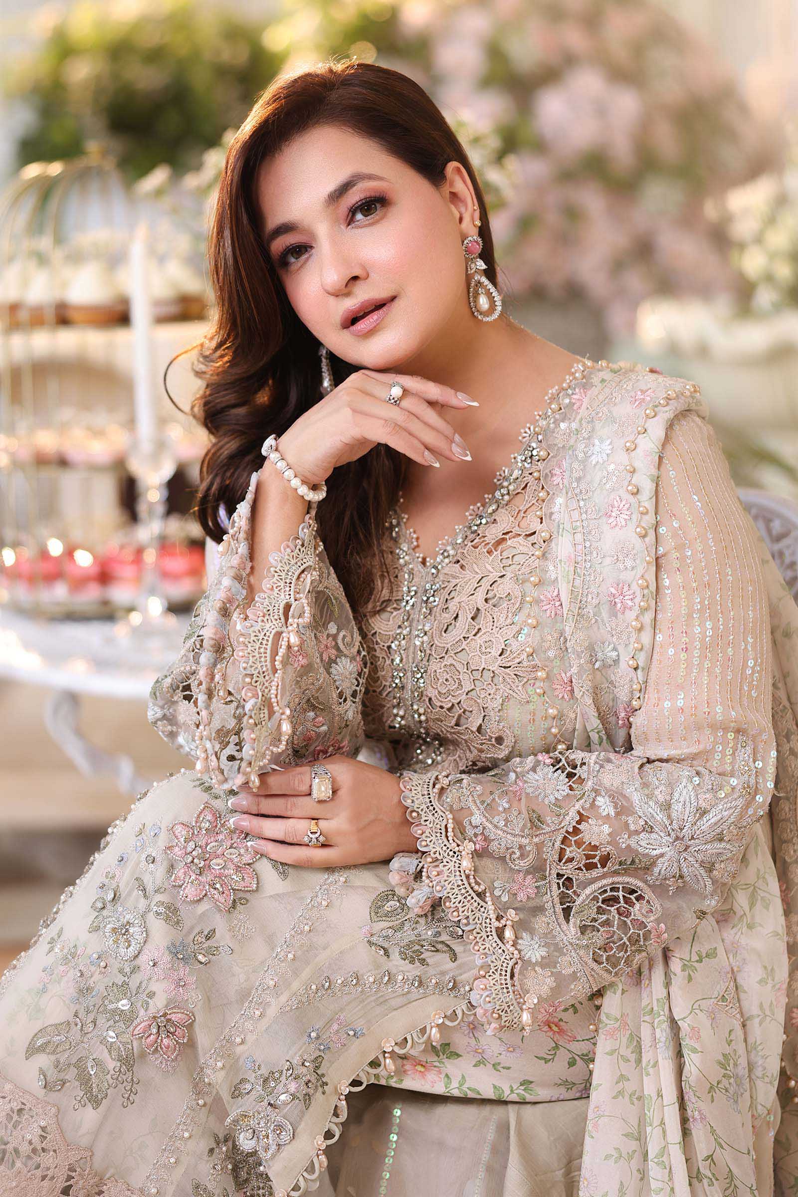 MARIA B - Embroidered Chiffon Suit MPC-26-107